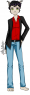 Dy in her favourite outfit, a Dylan Dog cosplay.
