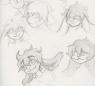 A bunch of his facial expressions