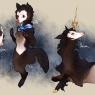 (dragon and unicorn feral, here; usually anthro.)