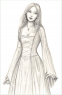 A basic portrait sketch of Andromedia