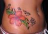 On each hip.