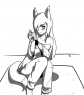 The original art for my character, a little off what she actually looks like.