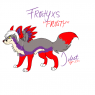 Juliet was kind enough to draw Frostyxs in a foxie form c: Thankyou! :D