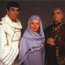 From left to right- Spock, Amanda Grayson and Sarek