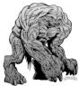 Not Boro of course, just a rough example of the hunched stature and massive muscles of the monster.