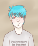 From when he dyed his hair blue