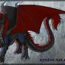 Done by Nocturnax, Kisha in her wolf/dragon form.