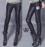 A nicer pair of leather pants, these are reinforced and etched with designs similar to those on her armor.