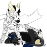 A simple depiction of Azla enduring the pains of labor. Oh, woe is she!