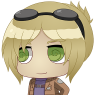 A super cute, super accurate to the SnK style chibi of Viola done by asknikolas on tumblr!