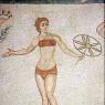 An old-style bikini, as once worn in Rome. Yes, this image comes from Wikipedia; all copyright to them.