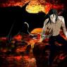 Killian in half human / half demon form + long hair