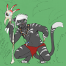 Valaska in his younger days, still in the jungles of Sedayel before he set out for the world.