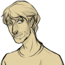 Doodle of Hal with a beard by Glace Leau