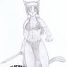 I thought the TGT was set up in a hyborean time period. So I drawn Nayara as such. I'm putting it here mainly because I replaced this picture with a newer version of her in my page :P