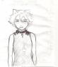 A distant smile. Rather than joining in, he usually watches others enjoying themselves. If he were to join, there's a chance Iven would emerge and hurt someone.