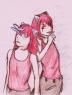 New cut muscles... same hopelessly efeminate Nevi -- Iven doesn't mind, though; it means he can still pick on him