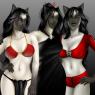 From left to right, Agana, Kali, and Carreau Naamah.