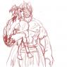 Thrae & Yaghral, drawn by Yaggy.