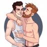 Dally and his boyfriend Gideon by HetteMaudit on deviantart!