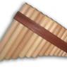 A simpe Pan Flute, fashioned to be easy for Jade to hold and play.