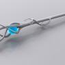 She requires her staff to channel her magic. Without it, her magic cannot be controlled nor used.