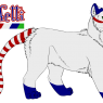 Confetti's feral form -- artwork by Blue Goldstone