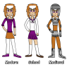 Aurakimily in her human form in several different outfits fit for various occasions.
