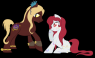 Did I seriously have Rose and Jihan drawn in my little pony format? YES I DID! BECAUSE I AM BADASS! Rose (c) her player *derp*