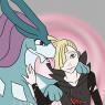 Gladion and his Suicune <3