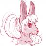 This headshot was drawn by Twilight Aria on the Weasyl forums. She's so fluffy. :3