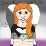 A better reference of Esmie drawn by me